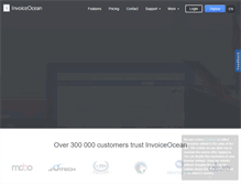 Tablet Screenshot of invoiceocean.com